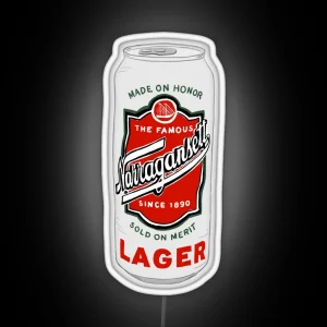Narragansett Beer Logo RGB Neon Sign