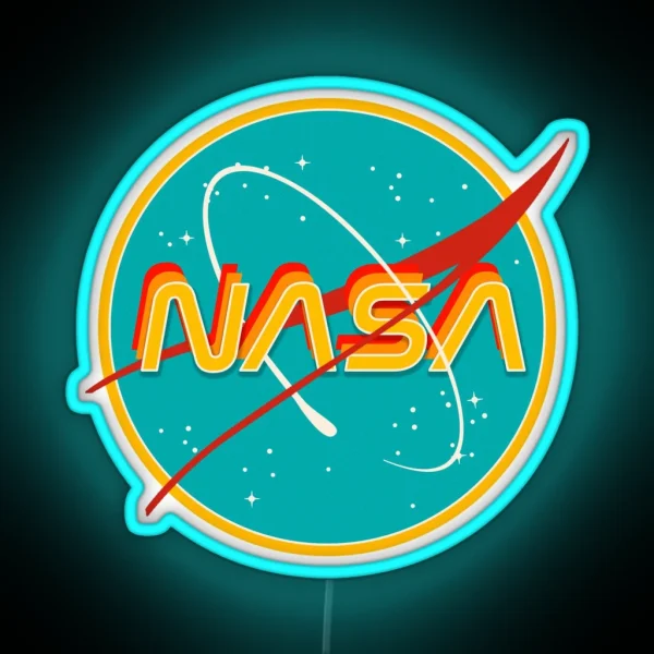 NASA RETRO RGB Neon Sign