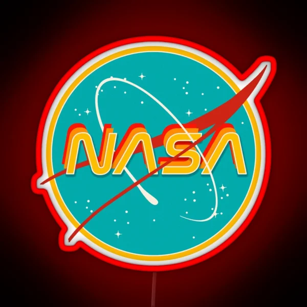 NASA RETRO RGB Neon Sign