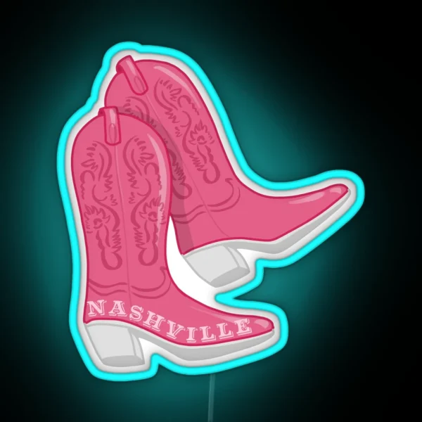 Nashville Boots RGB Neon Sign