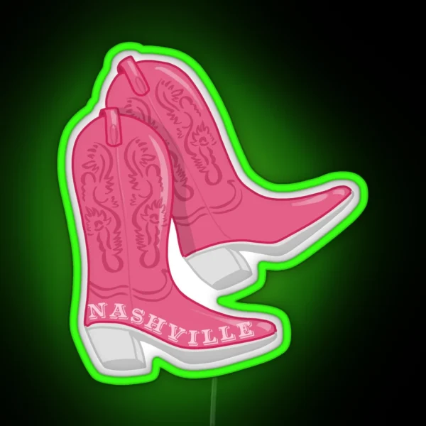 Nashville Boots RGB Neon Sign