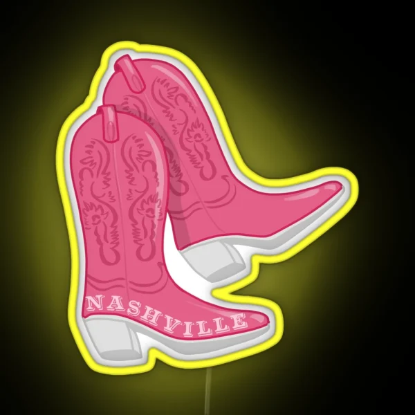 Nashville Boots RGB Neon Sign