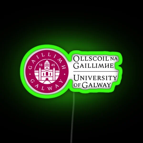 National University Of Galway NUIG RGB Neon Sign