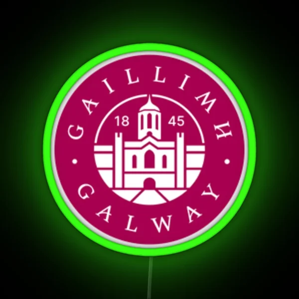 National University Of Galway NUIG RGB Neon Sign