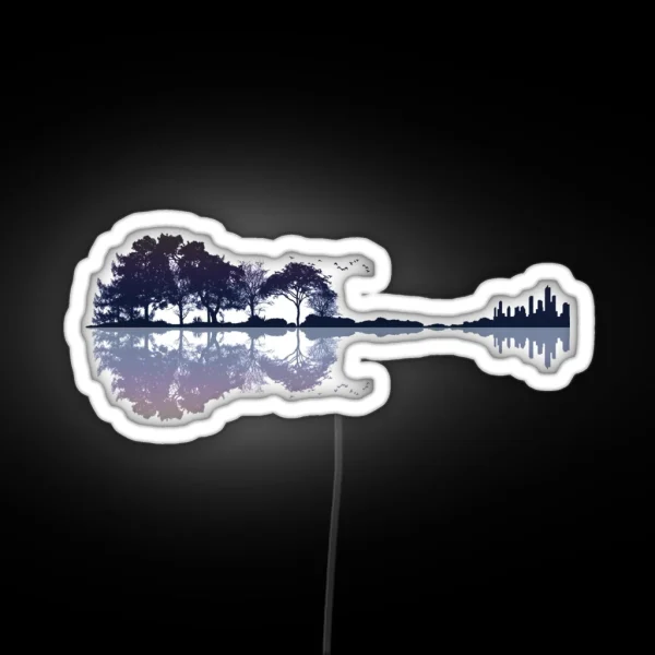 Nature Guitar RGB Neon Sign