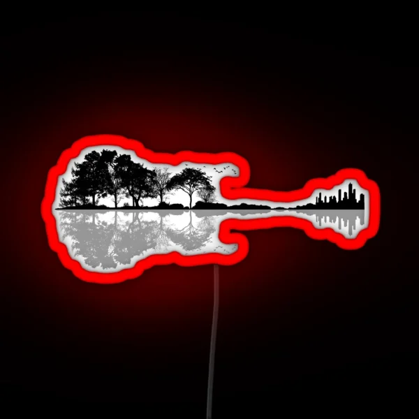 Nature Guitar RGB Neon Sign