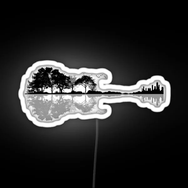 Nature Guitar RGB Neon Sign