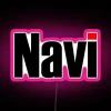 Dynamic color changing RGB LED display sign for personal decor