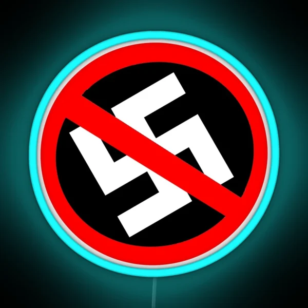 Nazi Punks Fuck Off RGB Neon Sign