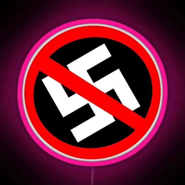 Nazi Punks Fuck Off RGB Neon Sign