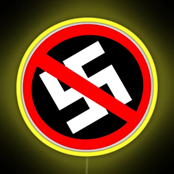 Nazi Punks Fuck Off RGB Neon Sign