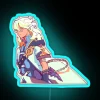 Retro-Style Neon Albedo Sign with Vibrant RGB LED Illumination Colors