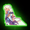 Retro Style Neon Wall Decor with Albedo LED Color Effects