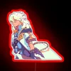 Neon Albedo Art Sign with RGB LED Color Changing Display