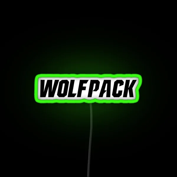 NC State Wolfpack RGB Neon Sign