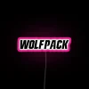 Customizable NC State Wolfpack School Spirit RGB LED Sign Display