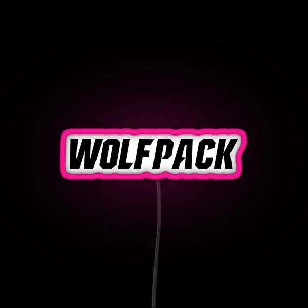 NC State Wolfpack RGB Neon Sign