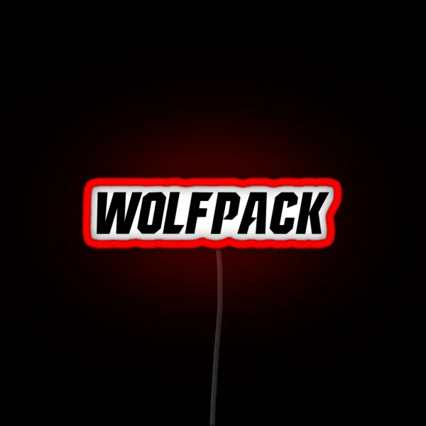 NC State Wolfpack RGB Neon Sign