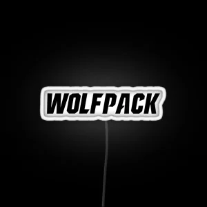 NC State Wolfpack RGB Neon Sign