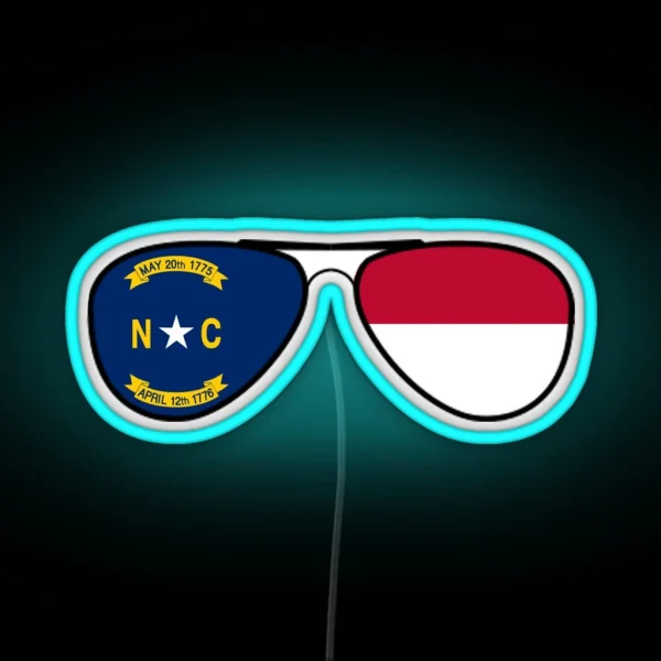 NC Sunglasses RGB Neon Sign