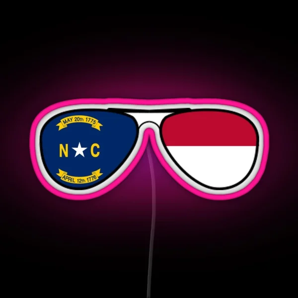 NC Sunglasses RGB Neon Sign