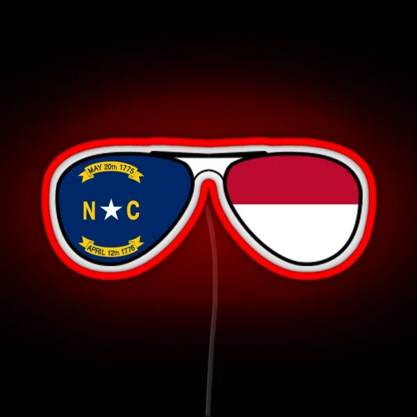 NC Sunglasses RGB Neon Sign