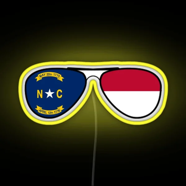 NC Sunglasses RGB Neon Sign