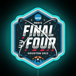 NCAA Men S Final Four 2023 Houston Basketball RGB Neon Sign