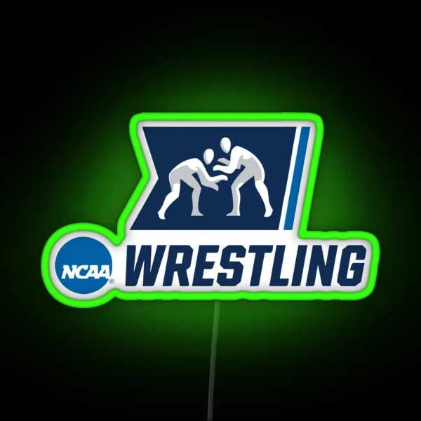 Ncaa Wrestling RGB Neon Sign