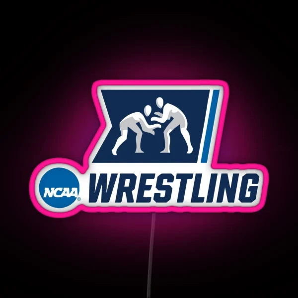 Ncaa Wrestling RGB Neon Sign