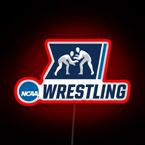 Ncaa Wrestling RGB Neon Sign