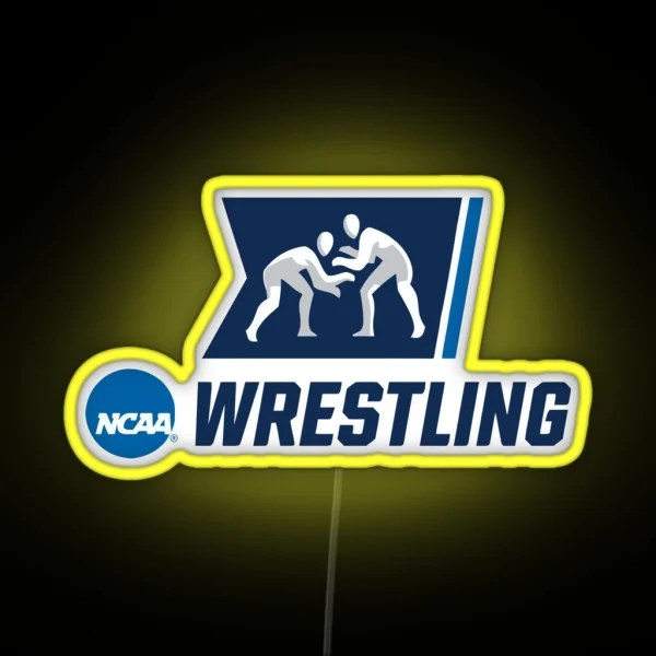 Ncaa Wrestling RGB Neon Sign