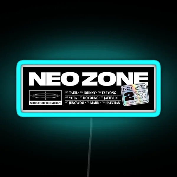 Nct 127 Neo Zone Logo RGB Neon Sign