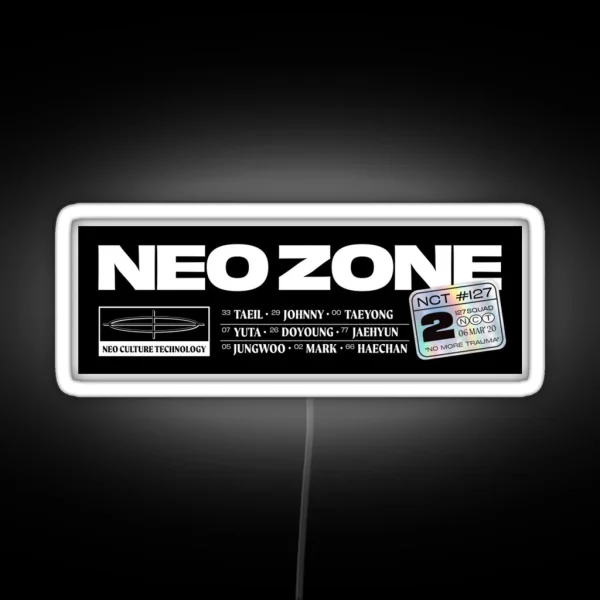 Nct 127 Neo Zone Logo RGB Neon Sign
