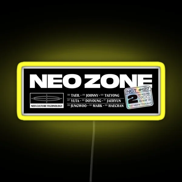 Nct 127 Neo Zone Logo RGB Neon Sign