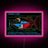 Colorful RGB LED neon art display for home or office decor