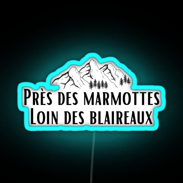 Near Marmots RGB Neon Sign