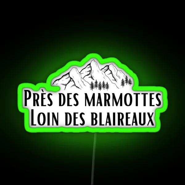 Near Marmots RGB Neon Sign