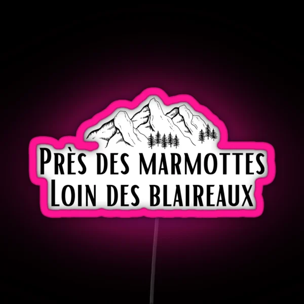 Near Marmots RGB Neon Sign