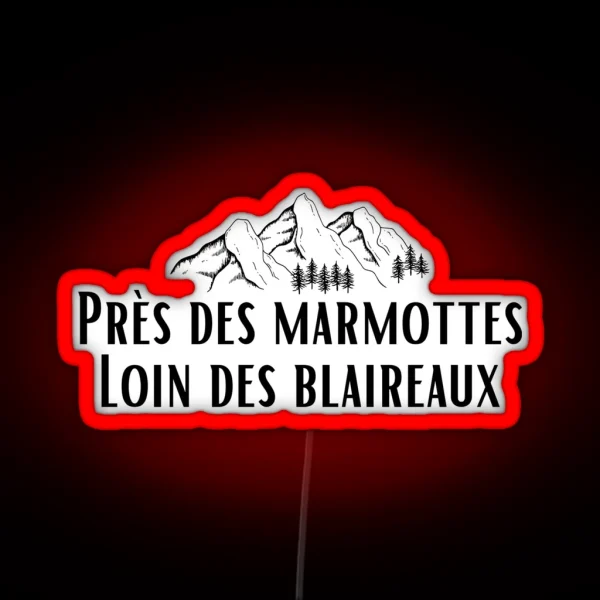 Near Marmots RGB Neon Sign
