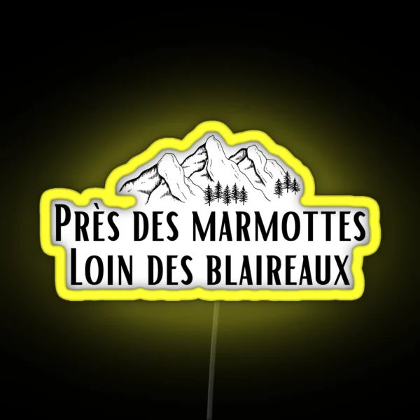 Near Marmots RGB Neon Sign