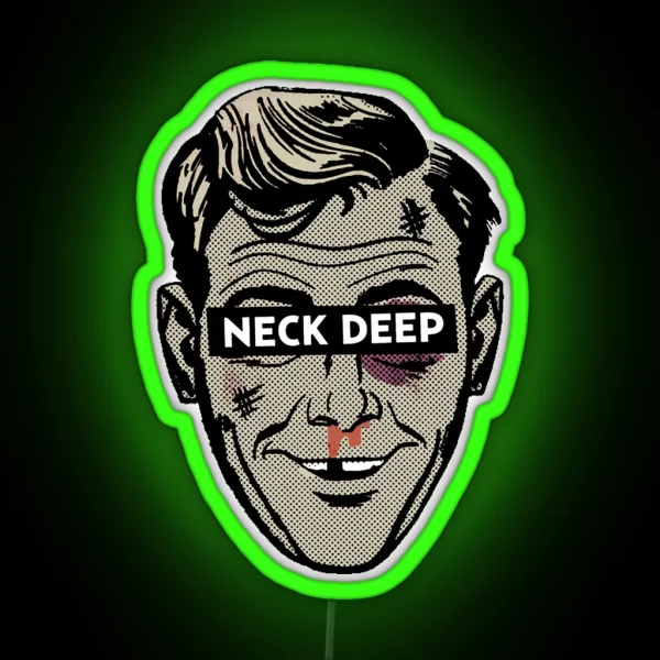 Neck Deep RGB Neon Sign