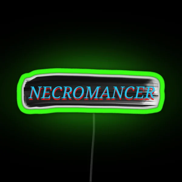 NECROMANCER RGB Neon Sign