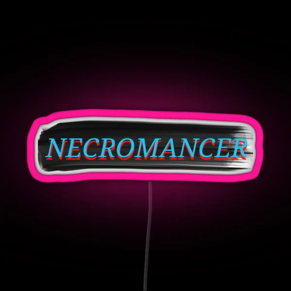 NECROMANCER RGB Neon Sign