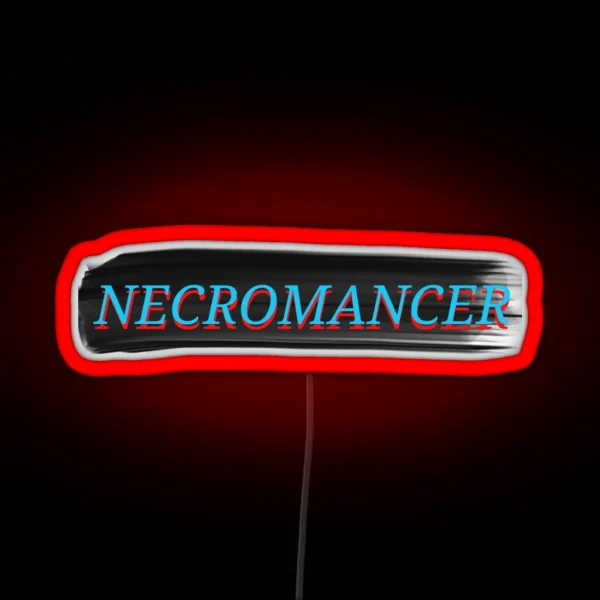 NECROMANCER RGB Neon Sign