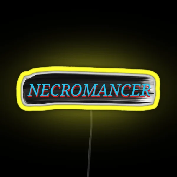 NECROMANCER RGB Neon Sign