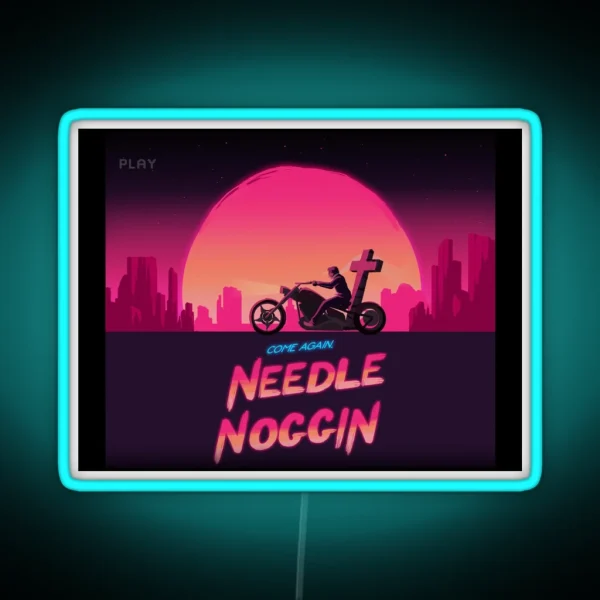 Needle Noggin RGB Neon Sign