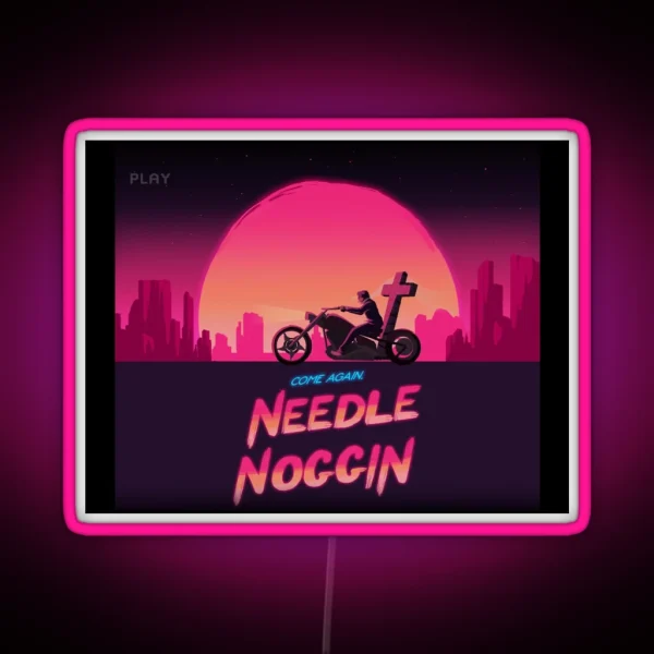 Needle Noggin RGB Neon Sign