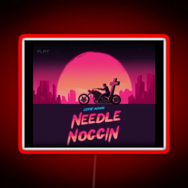 Needle Noggin RGB Neon Sign
