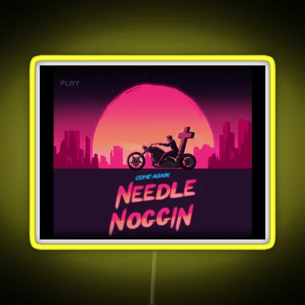 Needle Noggin RGB Neon Sign